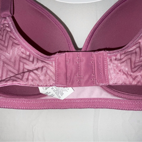 NWT WonderBra 1840 Lightweight Breathable Cup Wire Free T-shirt Bra 36B Pink - Picture 5 of 6